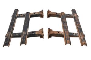 01 Yamaha Kodiak 400 4x4 Foot Rest Left & Right Support Brackets YFM400F