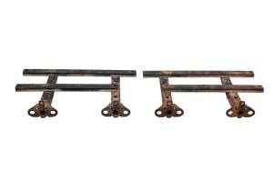 Yamaha - 01 Yamaha Kodiak 400 4x4 Foot Rest Left & Right Support Brackets YFM400F - Image 2