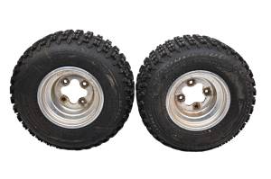 Kawasaki - 03 Kawasaki KFX400 Rear Wheels Rims & Tires 20X10-9 4/110 LTZ400 - Image 2