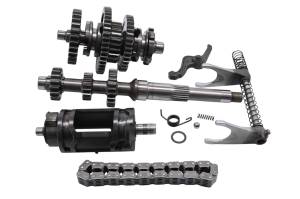 01 Yamaha Kodiak 400 4x4 Transmission Shift Forks & Drum YFM400F