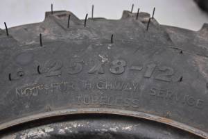 Yamaha - 01 Yamaha Kodiak 400 4x4 Front Wheels Rims & Tires 25X8-12 4/110 YFM400F - Image 4