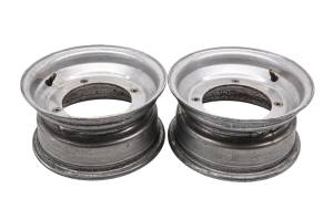Aftermarket - 89 Suzuki LT250S Front Wheels Rims 10X5 4/165 Aftermarket Quadsport 250 - Image 3