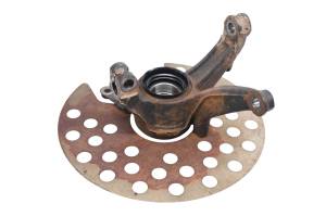 Yamaha - 01 Yamaha Kodiak 400 4x4 Front Right Spindle Knuckle & Guard YFM400F - Image 2