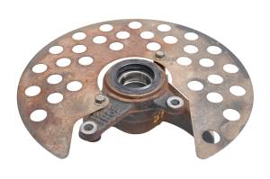 Yamaha - 01 Yamaha Kodiak 400 4x4 Front Right Spindle Knuckle & Guard YFM400F - Image 3