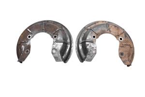 12 Kubota RTV400ci Rear Brake Rotor Guard Covers Left & Right