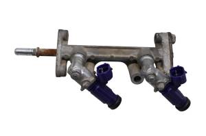 Kawasaki - 18 Kawasaki Mule 4000 2x4 Fuel Rail & Injectors KAF620 - Image 3