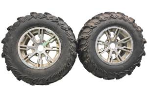 13 Can-Am Commander 1000 XT Rear Wheels Rims & Tires 28X11-14 4/137
