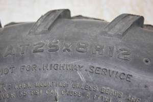 Bombardier - 05 Can-Am Outlander 800 Max 4x4 Front Wheels Rims & Tires 25X8R12 4/137 Bombardier - Image 4