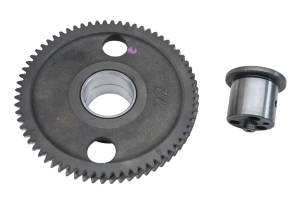 Kawasaki - 19 Kawasaki Mule Pro-DXT Crank Idler Gear & Shaft KAF1000A - Image 2