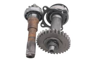 Polaris - 07 Polaris Hawkeye 300 4x4 Transmission Bevel Gears Output Shaft - Image 3