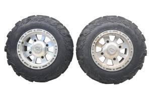 07 Polaris Hawkeye 300 4x4 Rear Wheels Rims & Tires 23X10-12 4/156