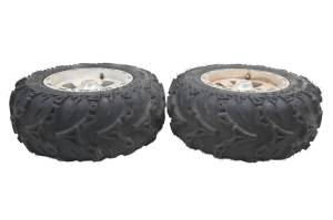 Polaris - 07 Polaris Hawkeye 300 4x4 Rear Wheels Rims & Tires 23X10-12 4/156 - Image 3