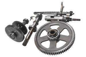 Polaris - 07 Polaris Hawkeye 300 4x4 Transmission Shift Forks & Drum - Image 2