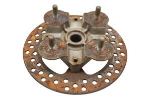 07 Kawasaki Brute Force 750 4x4i Front Wheel Hub & Rotor Left Or Right KVF750