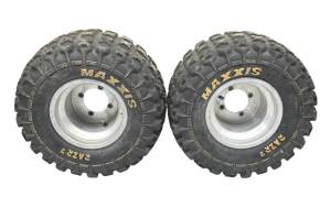 Polaris - 06 Polaris Predator 500 2x4 Rear Wheels Rims & Tires 20X11-9 4/110 - Image 1