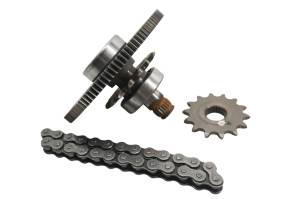 Polaris - 99 Polaris Scrambler 500 4x4 Transmission Output Shaft Gear & Chain - Image 2