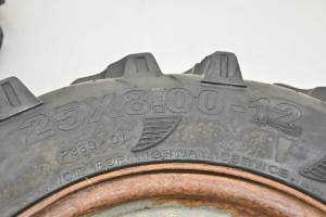Polaris - 00 Polaris Scrambler 500 4x4 Front Wheels Rims & Tires 25X8-12 4/156 - Image 4