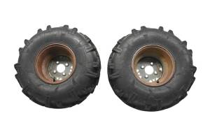 Polaris - 00 Polaris Scrambler 500 4x4 Rear Wheels Rims & Tires 25X11-10 4/100 - Image 2