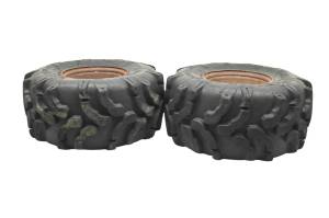 Polaris - 00 Polaris Scrambler 500 4x4 Rear Wheels Rims & Tires 25X11-10 4/100 - Image 3