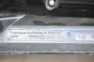 Can-Am - 13 Can-Am Commander 1000 XT Front Right Upper Mud Guard - Image 4