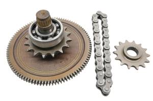 Polaris - 00 Polaris Scrambler 500 4x4 Transmission Output Shaft Gear & Chain - Image 2