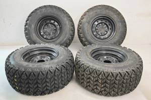 21 Kubota RTV-XG850 Front & Rear Wheels Rims & Tires 25X10-12 4/110 Sidekick 850