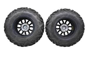 23 Bighorn Explorer 450 VXL-T Front Wheels Rims & Tires 25X8-12 4/110 - Image 2