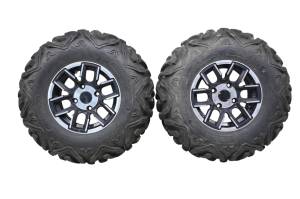 23 Bighorn Explorer 450 VXL-T Rear Wheels Rims & Tires 25X10-12 4/110