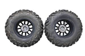 23 Bighorn Explorer 450 VXL-T Rear Wheels Rims & Tires 25X10-12 4/110 - Image 2
