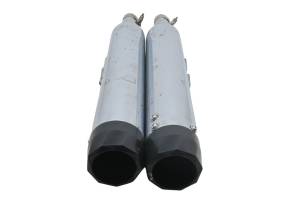 20 Harley-Davidson FXBB Street Bob Muffler Exhaust Pipes With Tab Performance 3.5" Tips - Image 2