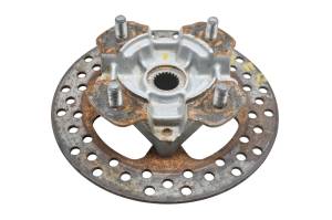 08 Kawasaki Brute Force 750 4x4i Front Wheel Hub & Rotor Left Or Right KVF750