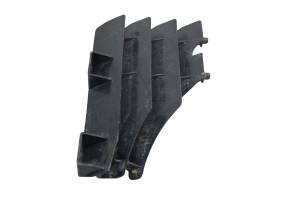 Kawasaki - 14 Kawasaki KX85 Left Hand Radiator Screen Guard - Image 2
