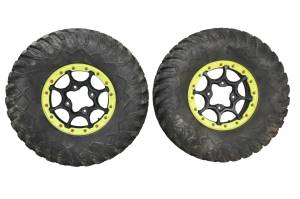 15 Can-Am Maverick 1000R EFI CVT 4x4 Front Wheels Rims & Tires 4/137 14X6.5 30X10.0R14
