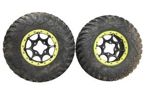 15 Can-Am Maverick 1000R EFI CVT 4x4 Rear Wheels Rims & Tires 4/137 14X8 30X10.0R14