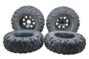 08 Polaris RZR 800 Front & Rear Wheels Rims & Tires 26X9-12 26X11-12 4/156 RockTrix - Image 2