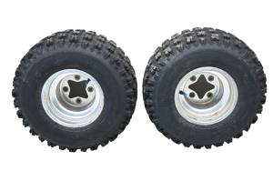 Suzuki - 04 Suzuki LTZ250 Rear Wheels Rims & Tires 20X11-9 4/110 Quadsport 250 2x4 - Image 1