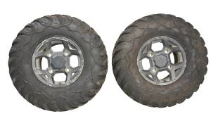 Polaris - 16 Polaris RZR XP 900 EPS Rear Wheels Rims & Tires 4/156 27X11-12 - Image 1
