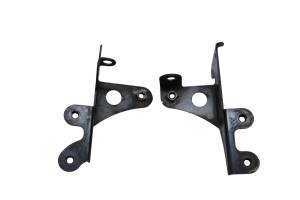 Honda - 06 Honda Rancher 400 AT 4x4 Oil Cooler Mounting Brackets Left & Right TRX400FGA - Image 1