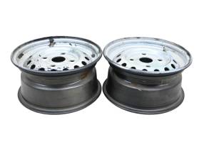 Honda - 06 Honda Rancher 400 AT 4x4 Front Wheels Rims 12X6 4/110 TRX400FGA - Image 3