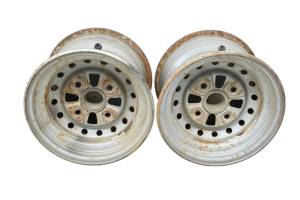 Honda - 06 Honda Rancher 400 AT 4x4 Rear Wheels Rims 12X8 4/110 TRX400FGA - Image 2