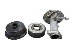 Yamaha - 09 Yamaha Grizzly 125 2x4 Rear Brake Drum Assembly & Housing Carrier YFM125 - Image 3