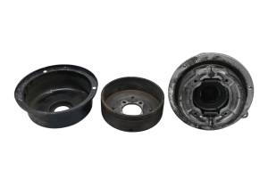 Yamaha - 09 Yamaha Grizzly 125 2x4 Rear Brake Drum Assembly & Housing Carrier YFM125 - Image 2