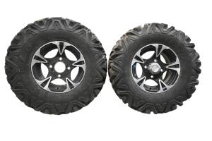 Arctic Cat - 13 Arctic Cat 500 XT 4x4 Front Wheels Rims & Tires 26X9-12 4/115 - Image 1