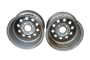 Aftermarket - 00 Honda Foreman 400 4X4 Front Wheels Rims 12X7 4/110 Aftermarket TRX400FW - Image 2