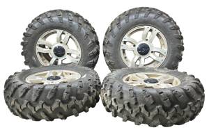 Polaris - 09 Polaris Sportsman 850 XP 4x4 Front & Rear Wheels Rims & Tires 27X9-14 27X11-14 4/156 - Image 1