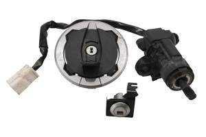 Kawasaki - 23 Kawasaki Z400 ABS Key Switch Gas Cap & Seat Lock Set ER400D - Image 1