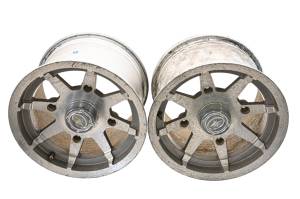 Polaris - 09 Polaris RZR 800 EFI Rear Wheels Rims 4/156 12X8 - Image 1
