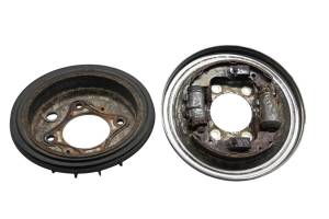 Honda - 02 Honda Rancher 350 4x4 Front Right Brake Drum & Mounting Plate TRX350FM - Image 2