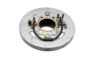 Honda - 02 Honda Rancher 350 4x4 Front Left Brake Drum & Mounting Plate TRX350FM - Image 1