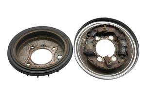 Honda - 02 Honda Rancher 350 4x4 Front Left Brake Drum & Mounting Plate TRX350FM - Image 2